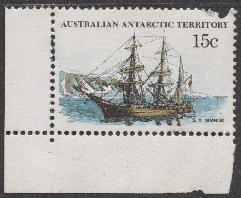 Antarctic Territory  #L41 Ships  MNH - Faults