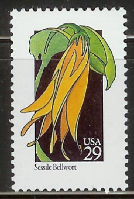 2662 Wildflowers - Sessile Bellwort F-VF MNH single stamp 