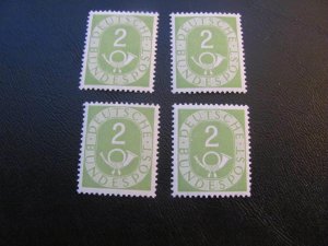 GERMANY  1951 MNH SC 470 POST HORN  (4) XF 24 EUROS (114)