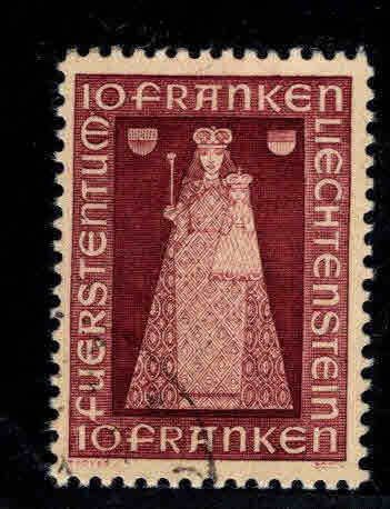 LIECHTENSTEIN Scott 171 used Madonna and Child  stamp CV$97.50