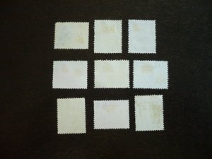 Stamps - Bangladesh - Scott# 165-175 - Used Part Set of 9 Stamps