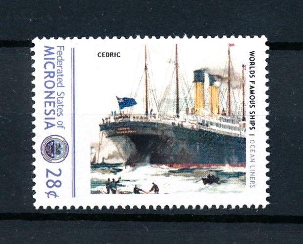 [90678] Micronesia  Ships Cedric Ocean Liners White Star Line  MNH