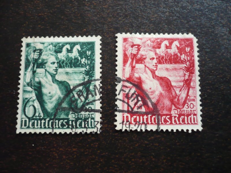 Stamps - Germany - Scott# B116-B117 - Used Set of 2 Stamps