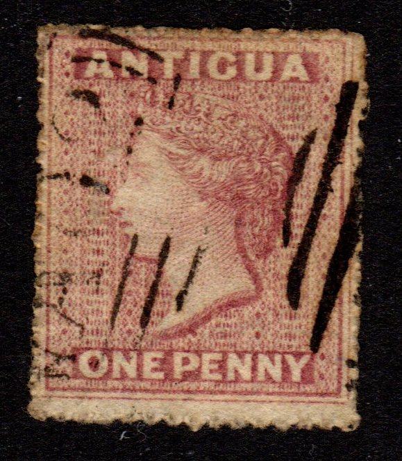 Antigua - Scott #2 Used Queen Victoria (Royalty)