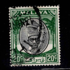 MALAYA Perak Scott 113 Used Sultan Yussuf Izuddin Shah stamp