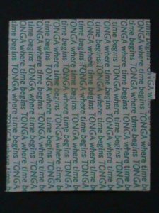 ​TONGA-1970-SC# 257-LOVELY BEAUTIFUL-COCONUT SHAPE CUT- CTO VF-HARD TO FIND