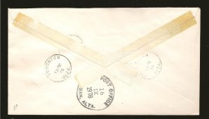 Canada 756a Souvenir Sheet Used on 1978 Registered Letter Cover