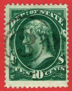 [0508] 1873 Scott#O62 used cv:$55 (very little thin)