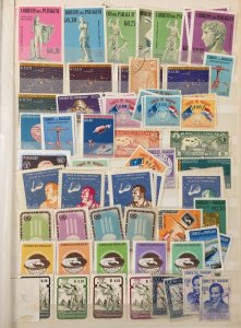Paraguay Early/Mid M&U Art Space Trains Triangulars Collection(Apx 800) MK2429