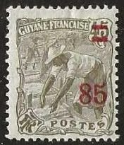 French Guiana  103, mint,  hinge remnant. 1925.  (F517)