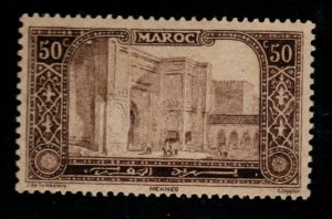 French Morocco Scott 67 MH* Bab Mansour, Meknes stamp expect similar centering