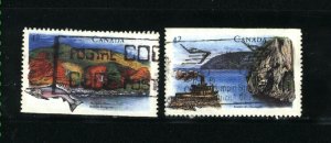 Canada #1408, 1410   -2   used VF 1992 PD