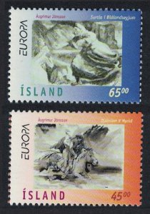Iceland Europe CEPT Tales and Legends 2v 1997 MNH SG#885-886