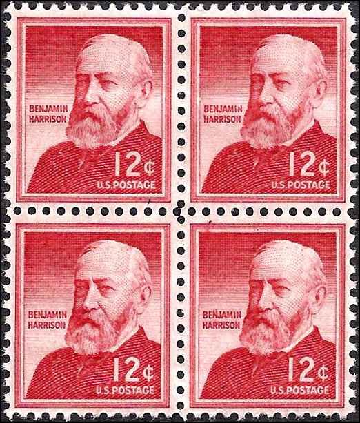 1045 Mint,OG,NH... Block of 4... SCV $1.40