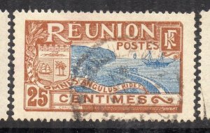 Reunion 1907 MAP TYPE Early Issue Fine Used 25c. NW-230863