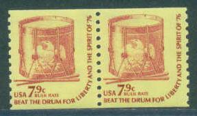 U.S. 1615 7.9c Drum Fine MNH Pair