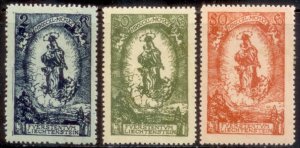 Liechtenstein 1920 SC# 47-9 MLH-OG E179