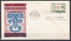 Canada, Scott cat. 356. 8th Scout Jamboree. First day cover. ^