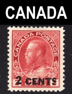 Canada Scott 139c die II Broken S variety VF mint OG HH. A rarity !  FREE...