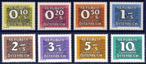 AUSTRIA  j260-67  MNH