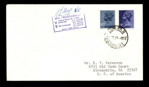 GB 1982 Paquebot / MV Roachbank / Durban Cancel - L14243