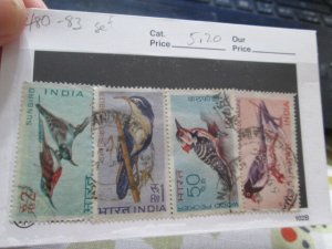 India #480-3 used set  2020 SCV = $5.20