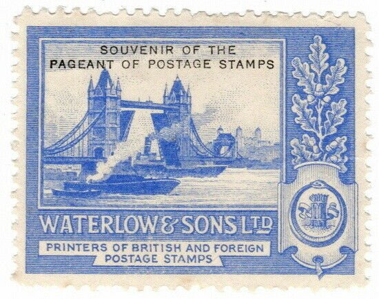 (I.B) Cinderella : Waterlow & Sons Ltd - Stamp Essay (Pool of London)