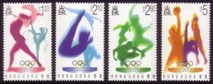 Hong Kong Basketball Gymnastics Olympic Games Atlanta 4v 1996 MNH SC#739-42