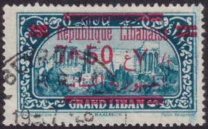 Lebanon 1928 Sc 105 used