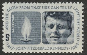 US 1246 John Kennedy JFK 5c single MNH 1964