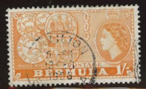 BERMUDA Scott 155  used  from 1953-58 set