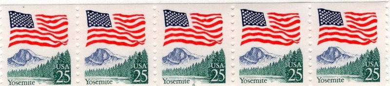 Scott 2280a Flag Over Yosemite PNC5 Plate #6 MNH