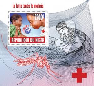 NIGER 2013 SHEET MALARIA RED CROSS nig13612b