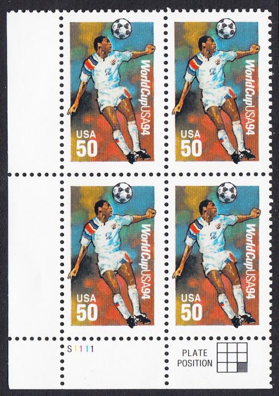 United States 2836 MNH Plate Bock (see Details) CV $4.00