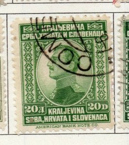 Yugoslavia 1924-31 Early Issue Fine Used 20d. NW-117036