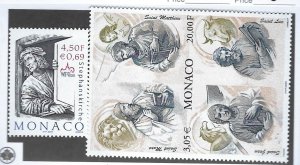 Monaco SC#2160, 2163 MNH VF SCV$11.60...Great Opportunity!