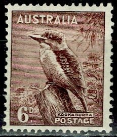 Australia 1942; Sc. # 173; MLH Perf. 15 x 14 Single Stamp