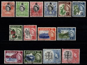 Jamaica 1956 Elizabeth Def., Part Set to 5s [Used]