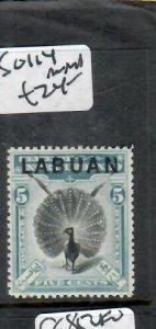 LABUAN SG 114    5C  BIRD  MNH    P0816H