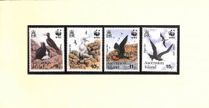 Ascension Island WWF World Wild Fund for Nature MNH stamps Greater Frigatebird