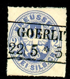 German States- Prussia, Scott #18, Used