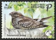 2021 Belarus 1401 Bird of the Year. Common nightjar