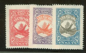 Lithuania #C37-39 Mint (NH) Single (Complete Set)