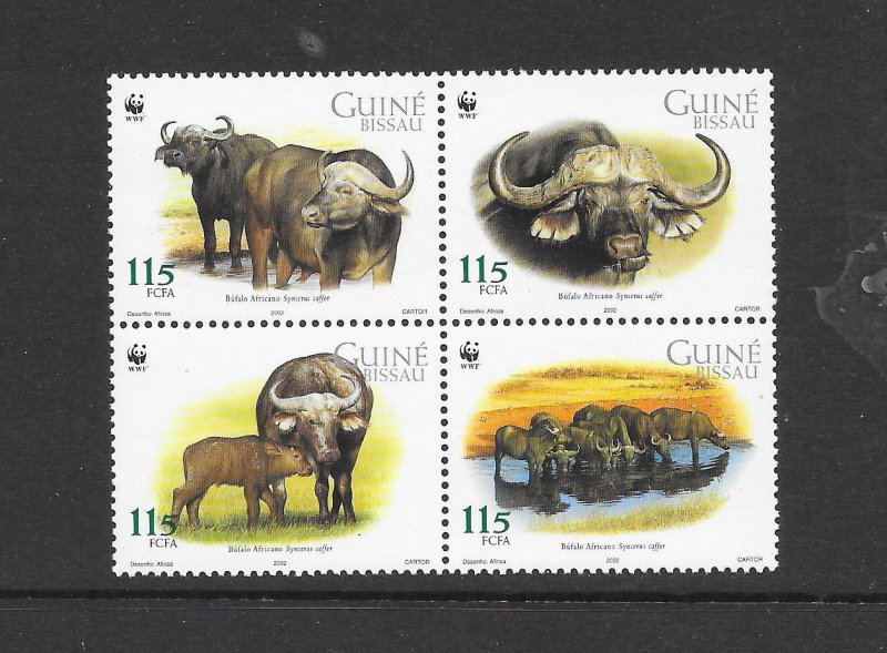 GUINEA-BISSAU WATER BUFFALO WWF MNH