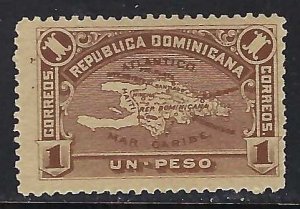 Dominican Republic 119 MNG ORIGINAL MAP R196