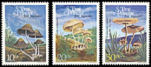 Saint Thomas and Prince 771-773, MNH, Mushrooms