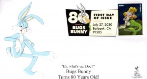Bugs Bunny 80th Anniversary First Day Cover, with DCP, #6 of 10