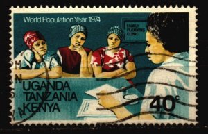 Kenya Uganda Tanganyika Used Scott 296