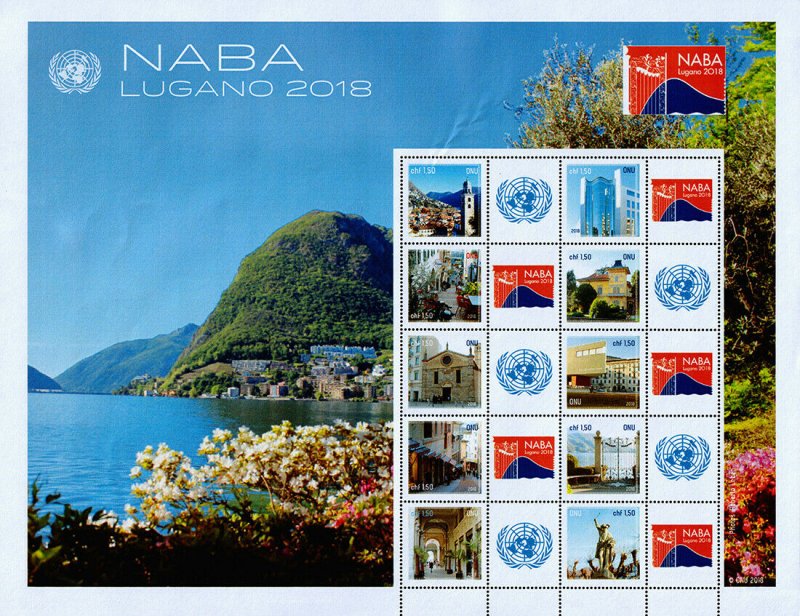 United Nations - Geneva Scott 652 (2018) NABA Lugano Mint NH VF C