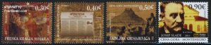 Montenegro 2011, History 4v, MNH